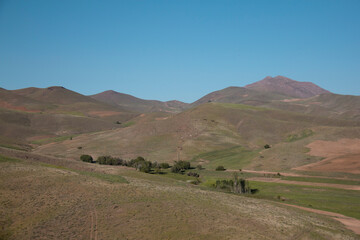 Obraz premium Green area and nature of Ziviyeh region of Kurdistan, Iran