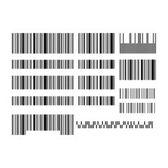 barcode vector silhouette