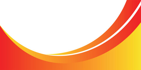 Abstract orange banner background. Graphic design banner pattern background template with dynamic curve shapes. vector illustration modern