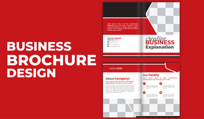 Corporate Bifold Business Brochure Design 