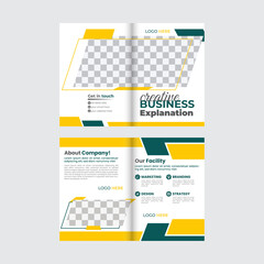 Corporate Bifold Business Brochure Design 