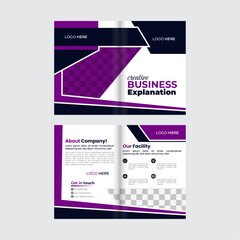 Corporate Bifold Business Brochure Design 
