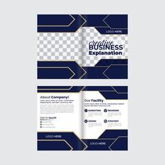 Corporate Bifold Business Brochure Design 