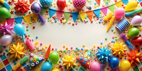 Obraz premium Party Fete Karneval Geburtstag Dekoration AI-Generated Content