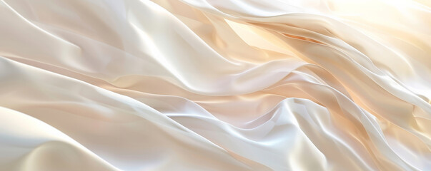Obraz premium A light backdrop with soft, flowing gradients and gentle highlights, creating a smooth and elegant scene.