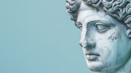 greek statue head generative ai