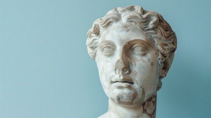 greek statue head generative ai