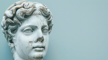greek statue head generative ai