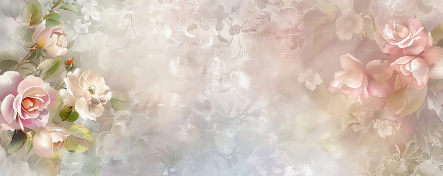A light, floral texture background with delicate patterns and soft, pastel colors, offering a serene and elegant look.