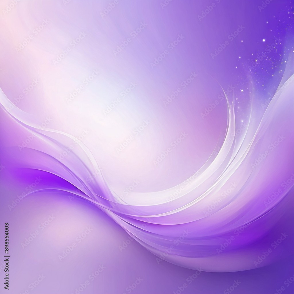 Poster digital abstract background with a swirling, wavy design in shades of purple and white. the backgrou