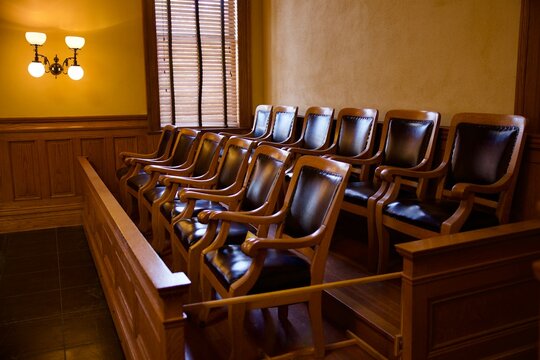 jury box at the old county courthouse