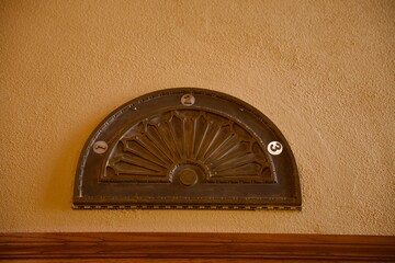 illuminated elevator floor indicator dial © Heidi Patricola