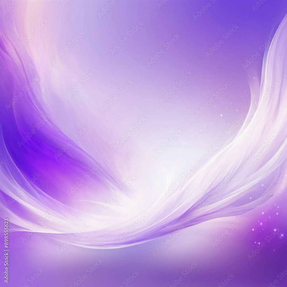 Poster digital abstract background with a swirling, wavy design in shades of purple and white. the backgrou