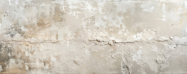 Obraz premium An abstract plastered wall background with subtle texture variations and a smooth area in the middle for text.