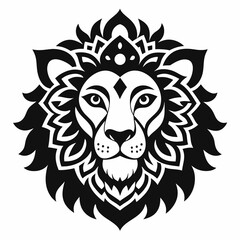 lion head vector