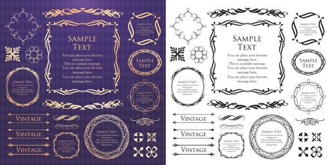 高級感のあるフレームデザイン