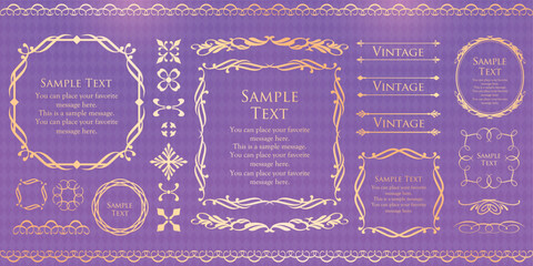 高級感のあるフレームデザイン