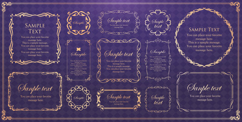 高級感のあるフレームデザイン