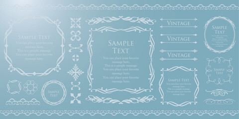 高級感のあるフレームデザイン