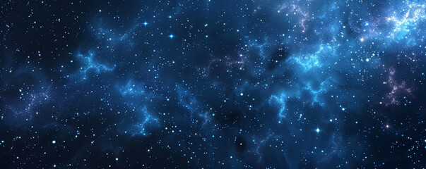 Fototapeta premium A deep, dark starry night background with countless sparkling stars, perfect for a magical and mystical atmosphere.