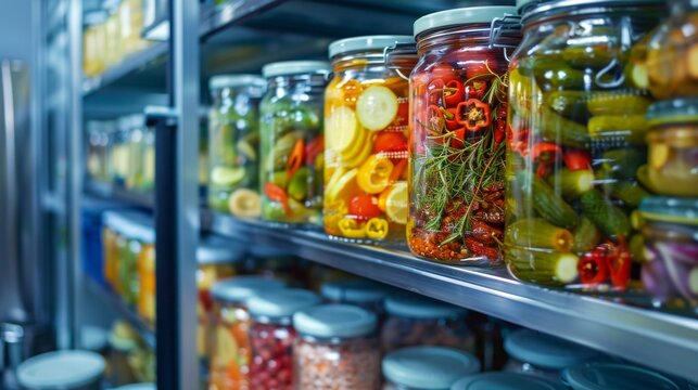 food technology concept, food preservation 