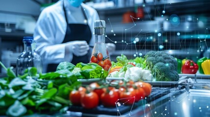An informative overview of food quality control methods, emphasizing the importance of laboratory precision in detecting contaminants and ensuring the safety of food supplies
