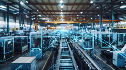 Automated Smart Factory with Interconnected Mesh Technology