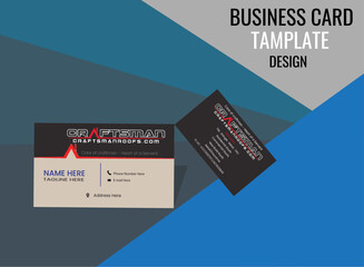 This is a professional business card design template suitable for all corporate business. Fully editable with nom loss of quality.
