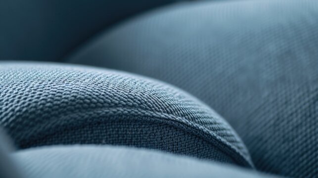Detailed Weave Fabric Upholstery Close-Up: Textured White and Grey Pattern