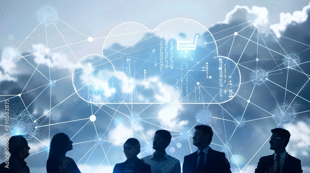 Poster Cloud Computing Business Connectivity and Digital Transformation Solutions