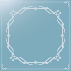 夏を感じるアンティークフレーム