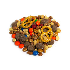 Chocolate Peanut Pretzel Candy Party Trail Mix