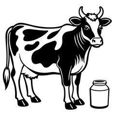 baby cow Vector