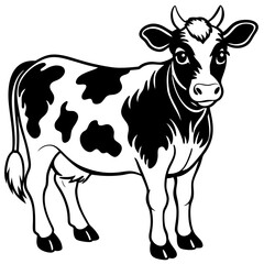 baby cow Vector