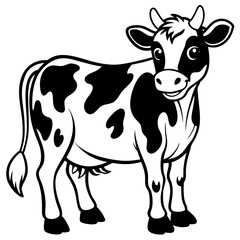 baby cow Vector