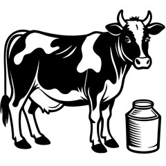 baby cow Vector