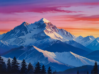 아름다운 히말라야 산맥, 경치