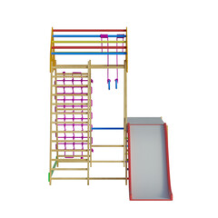 play structure, Childers paying tings, outdoor gym, play area, , no background, different design, png, white background, isolated, abstract, 3d model.