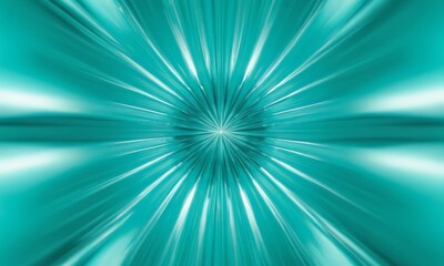 Obraz premium digital illustration of a blue-green background with a central white light source.