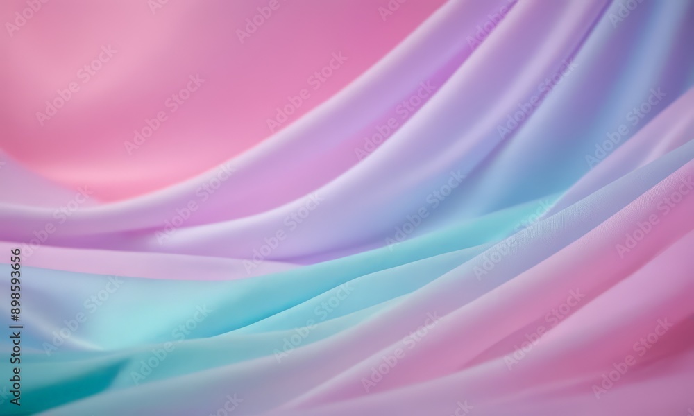 Poster the image is blurry and has a pink background with a gradient of colors.