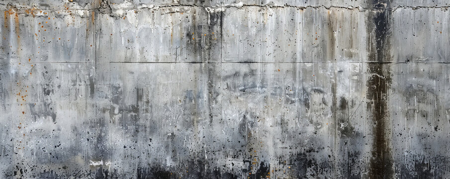 A concrete wall with an abstract, weathered texture and a prominent blank area for text in the center.
