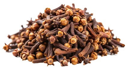 Obraz premium Healthy spice cloves on transparent background