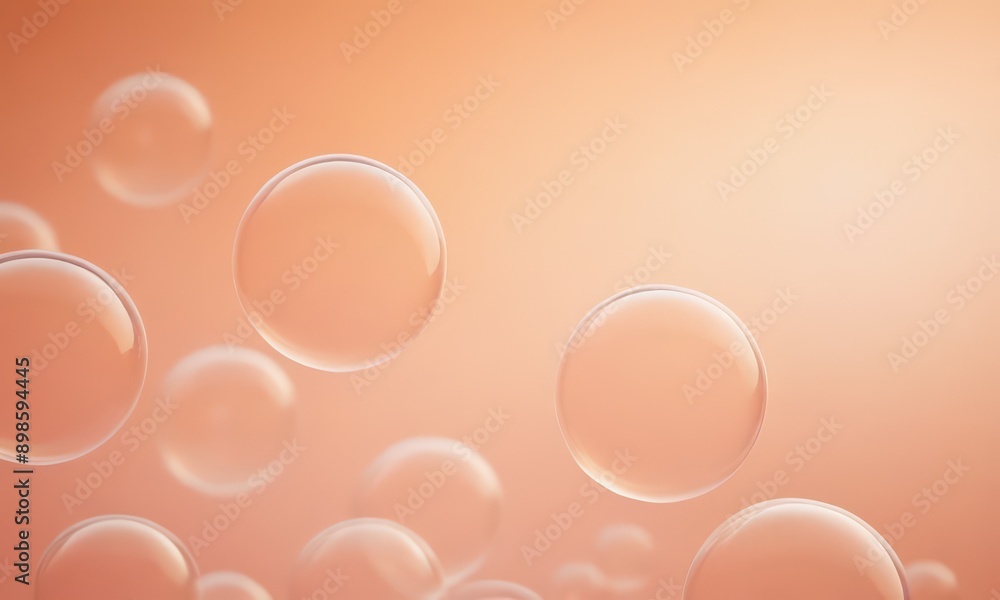 Poster close-up of a background with many bubbles of varying sizes, creating a visually appealing and dynamic scene.