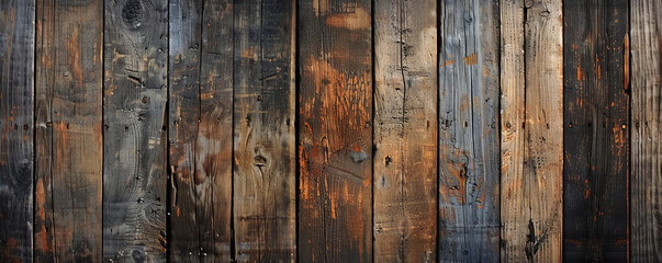 A rustic wooden backdrop with weathered planks and natural textures, ideal for a warm and inviting feel.