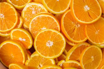 slices of citrus fruits - oranges
