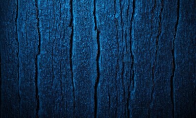 Obraz premium close-up of a wooden surface with a blue-toned background.