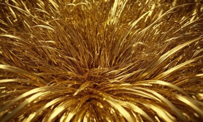 Fototapeta premium close-up of golden grass or straw.