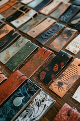 Handmade Leather Bookmarks with Unique Designs for Stylish Book Lovers - Perfect Gift