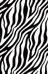 BACKGROUND BLACK AND WHITE ANIMAL SKIN TEXTURE 