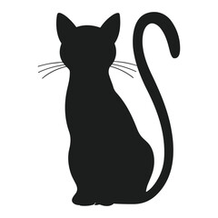 Classic Cat Silhouette Vector - Simple and Stylish Design